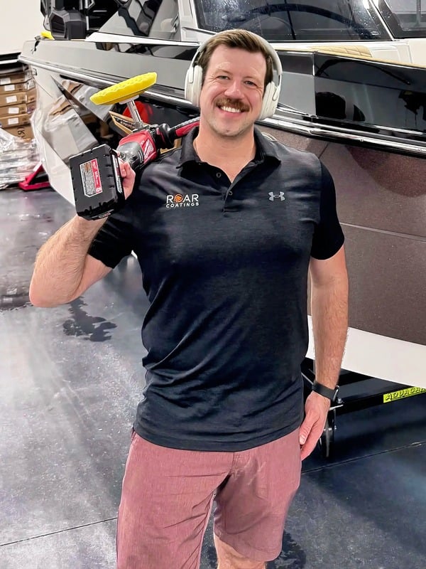 Tim MacDonald recording a tech and app demo video